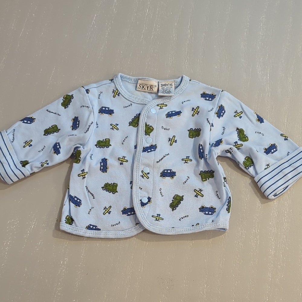 Vintage Baby Jacket with Vehicle Print 3M‎